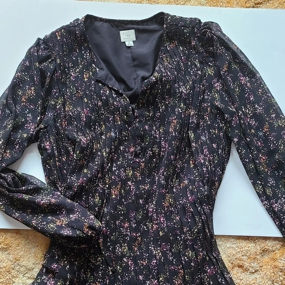 Black Floral dress - Picture 2 of 3